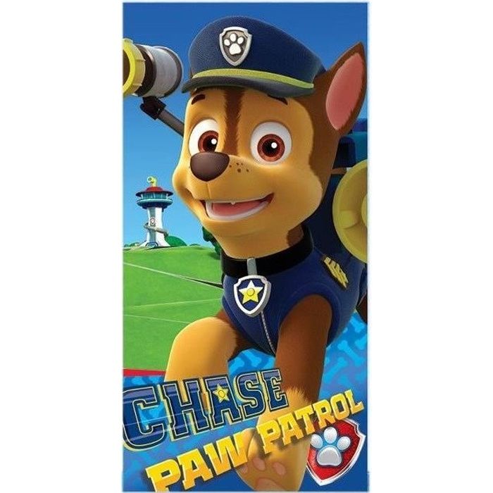 Paw Patrol Chase différentes de PLAGE & serviettes pour les enfants unisexe article neuf