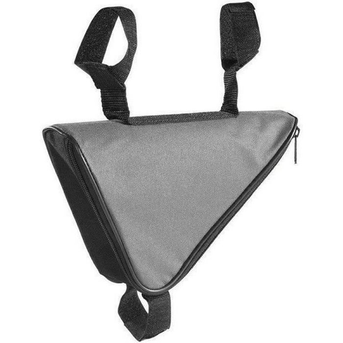 Sacoche triangle pour cadre de v?�lo gris - Cdiscount Sport