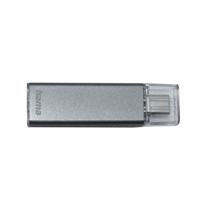 Clé USB Uni-C Classic, USB-C 3.1, 64GB, 70 MB/s, anthracite