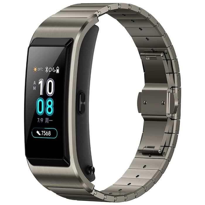 HUAWEI Talkband B5 JNS-B29 pour Homme, Montre Intelligente avec Oreillette  Bluetooth 4.0, avec Moniteur de Fréquence Cardiaque - Cdiscount Téléphonie