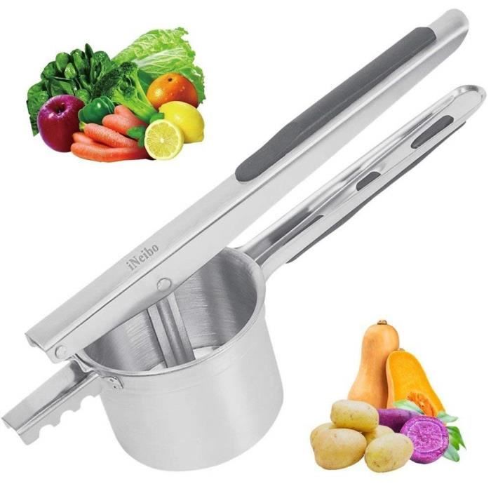 Ineibo Presse Puree Professionnel Presse Legumes En Acier Inoxydable Ecrase Pomme De Terre Manuel Achat Vente Moulin A Legume Ineibo Presse Puree Cuisine Cdiscount