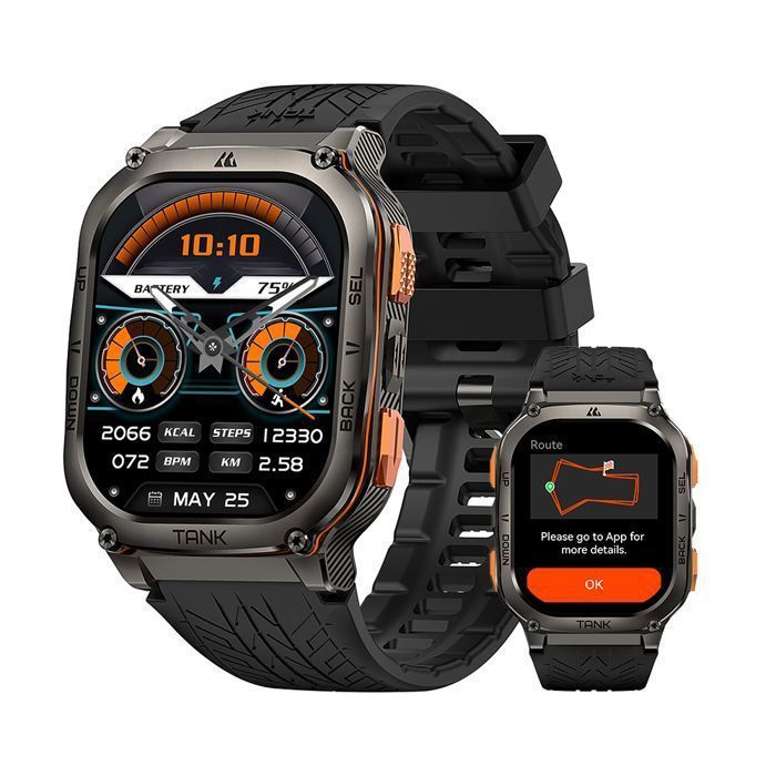 KOSPET M3 Ultra Montre Connectée homme Montre Sport GPS 40+ jours 50m Etanche Tracker dActivit Répondreappeler Sommeil - vue 2