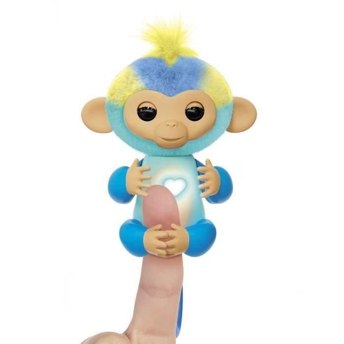 lansay leo - petit singe interactif - fingerlings - figurine