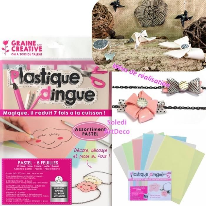 Kit Créatif Enfant - Plastique Dingue Princesse Et Chevalier - Loisirs Créatifs Sans Marque - Neuf