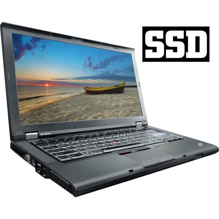 Top achat PC Portable Lenovo ThinkPad T410 - Core i5 - 4 Go - 240 Go SSD pas cher