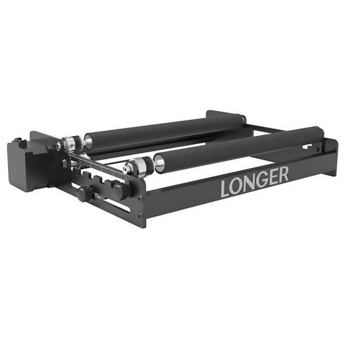 LONGER Rouleau Rotatif Laser, Diamètre de Gravure 6-200 mm, Rotation à 360 Degrés, Graver sur des Objets Cylindriques, Gobelets