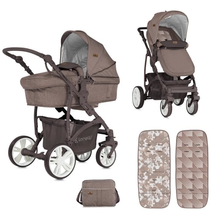 Poussette Combinée 2-en-1 Chipolino Vista – Siège Réversible, Nacelle Incluse, Jusqu’à 22 Kg