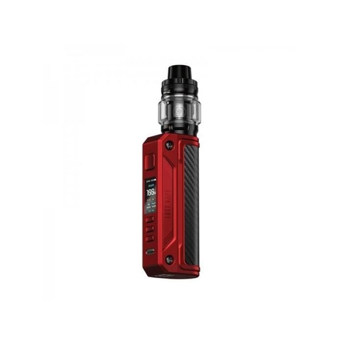 LOST VAPE - Kit Thelema Solo 100W - (Matte Red Carbon Fiber) - Cdiscount Au  quotidien