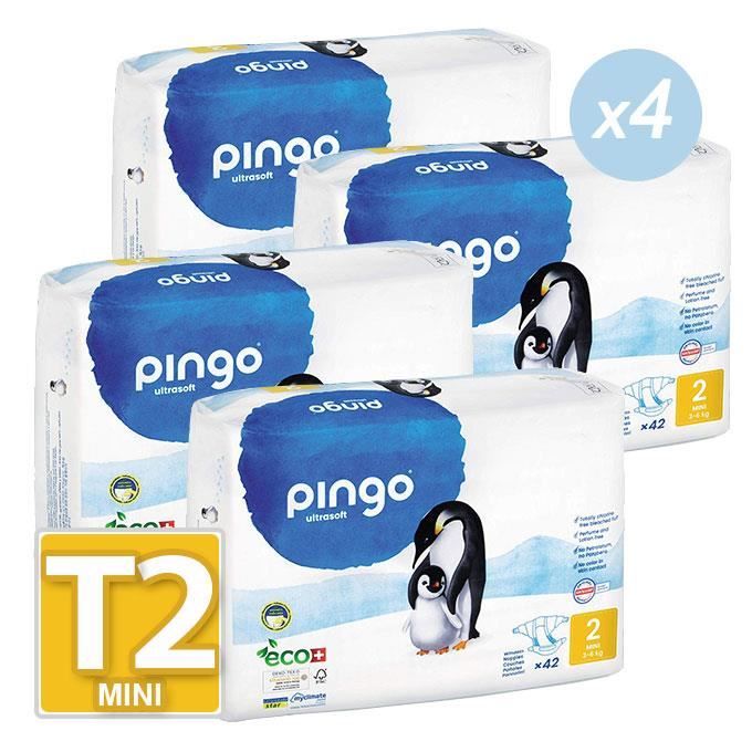 Couches PINGO Taille 2 3//6kg 168couches