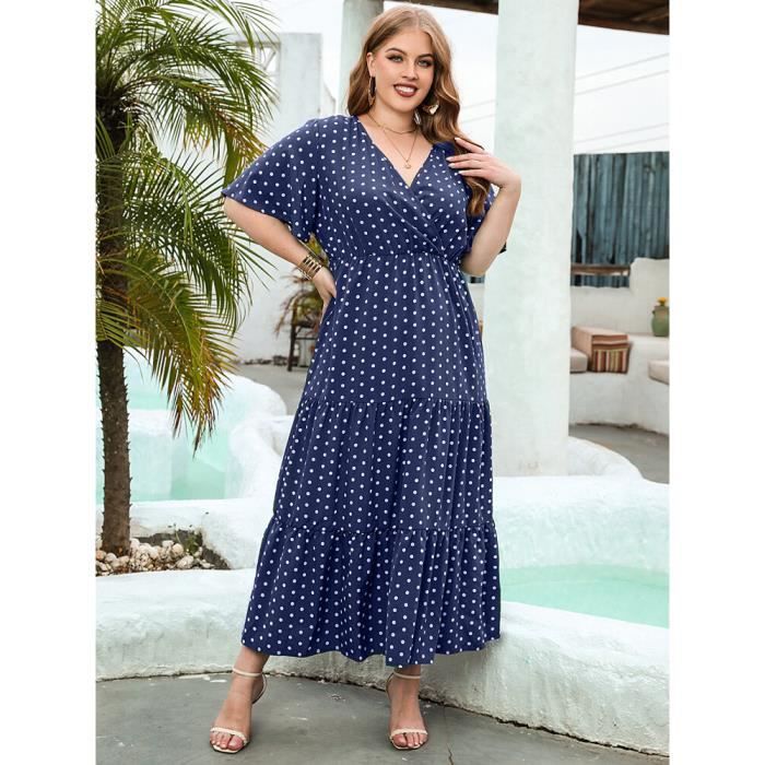 Robe longue vintage grande taille best sale