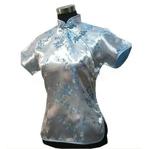 Blouse Dirndl Femme FUIPVGI - Chemisier Traditionnel Allemand, Manches Longues, Col En V, Polyester - Pour Oktoberfest