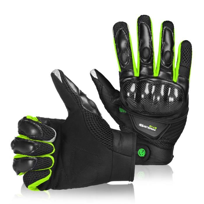 Ecran Tactile En Cuir De Gants De Moto De Fibre De Carbone Respirant Protecteur Luvas Moto De Guantes Achat Vente Gants Sous Gants Axe12 Gants De Cyclisme Cdiscount