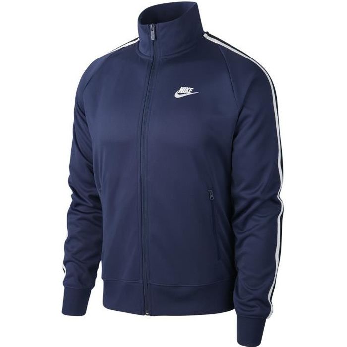 Veste de survetement Nike TRIBUTE Homme Manches longues Bleu Multisport Bleu Cdiscount Pret a Porter