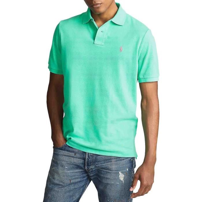 Polo Ralph Lauren Basic Vert pour Homme Vert Cdiscount PrêtàPorter