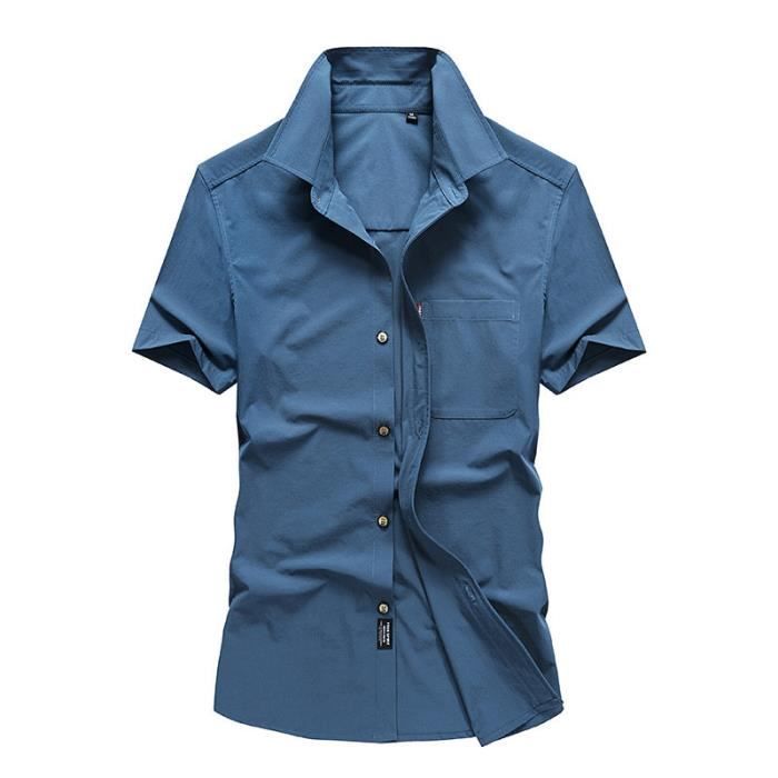 Chemise tissée à manches courtes pour homme par Robert Barakett