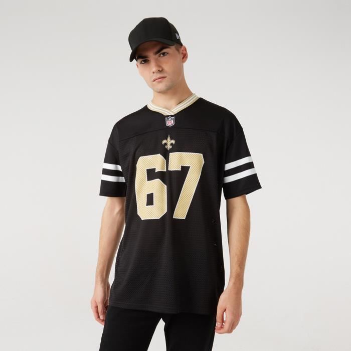 Maillot New Era Des New Orleans Saints Noir NFL Logo Cdiscount Sport