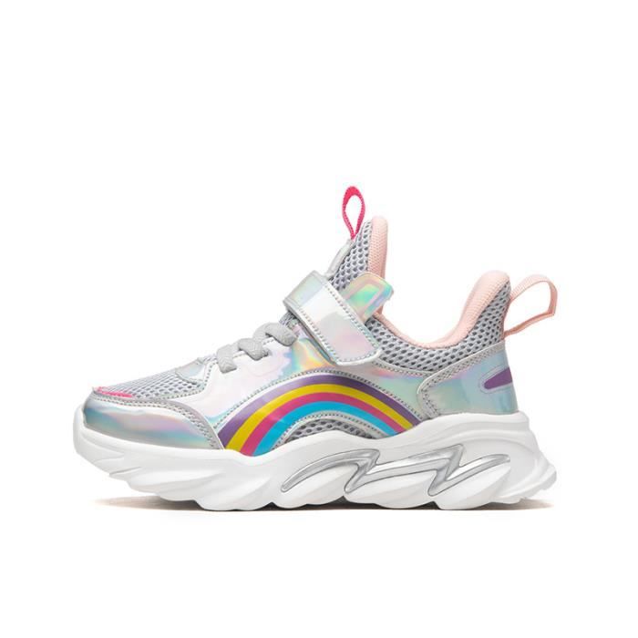 Chaussures Lumineuses LED Pour Enfants - Baskets à Lacets élastiques, Design Toile Spider Web, Clignotantes
