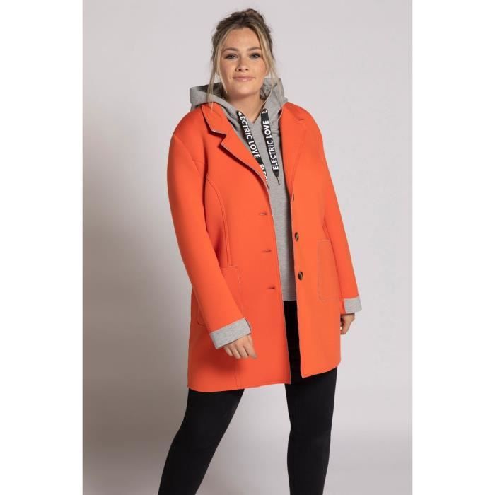 ULLA POPKEN manteau qualit scuba revers int rieur couleur bijoux