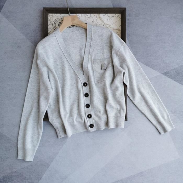 Cardigan Irlandais Grand-père Pour Femme WearAll - Laine épaisse, 5 Boutons, 2 Poches, Coupe Ample - Taille 36 à 42