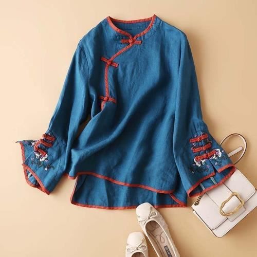 Chemise femme 2024 style chinois