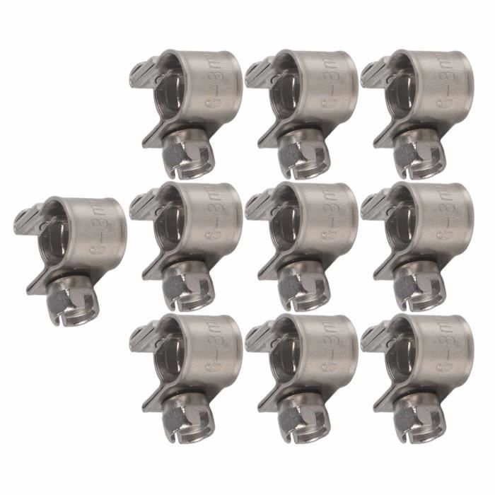 Lot De 20 Colliers De Serrage Réglables En Acier Inoxydable 201, For Plomberie, Tube Et Conduite