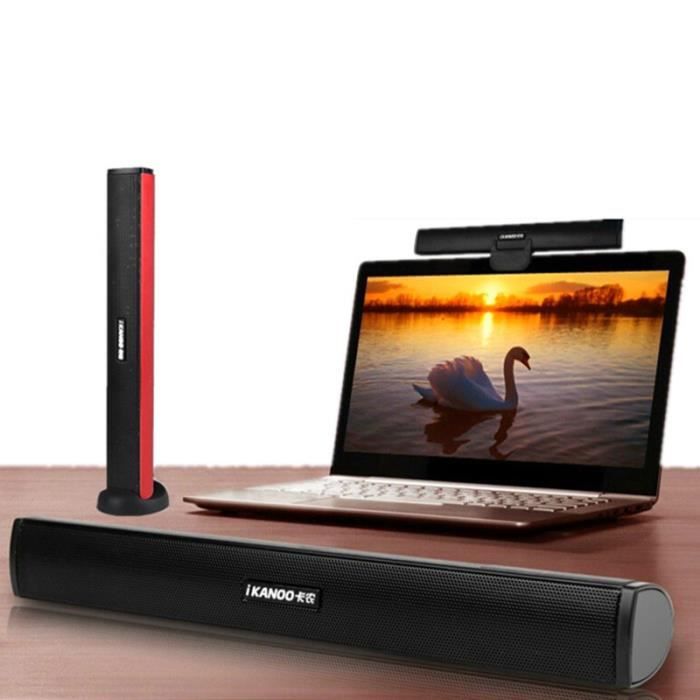 Neufu Enceinte Usb Subwoofer Portable Bureau Ordinateur Pc Barre De Son Noir Enceinte Nomade Avis Et Prix Pas Cher Cdiscount