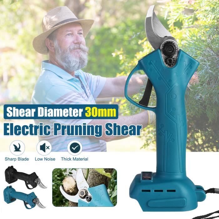 Sécateur électrique, Sécateur De Jardin, Avec Affichage Numérique, 30