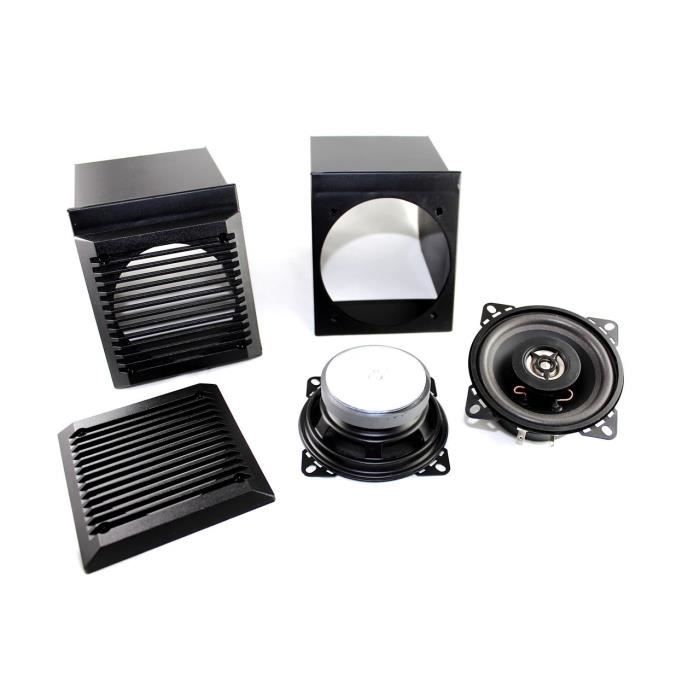 Enceintes Supports Panda 3 Porte Haut-Parleur Noir