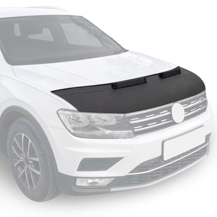 Protège Capot pour Dacia Duster 2010-2018 Masque de voiture vinyle Noir