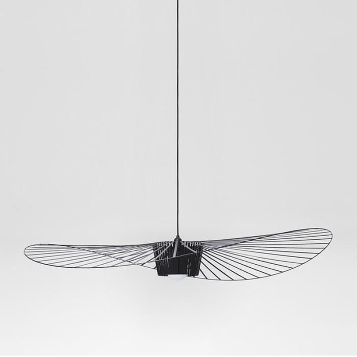 Vertigo Suspension O200cm Noir Rosace Et Cable Noir Petite Friture