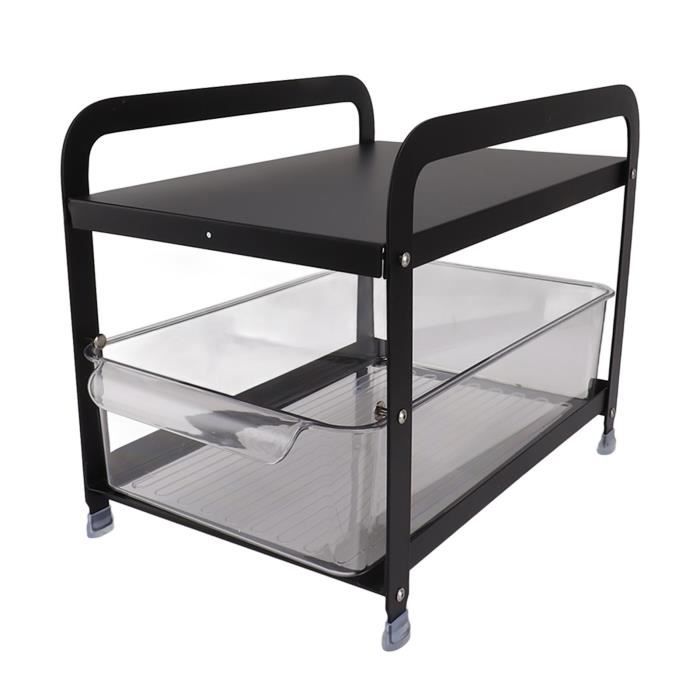 Organiseur De Bar à Café – Porte-tasses à Café à 2 Niveaux | Présentoir à Tasses – Étagère Multifonction Pour Station De Café, Affichage De Bouteilles D'eau, Style Imitation Rotin, étagère De