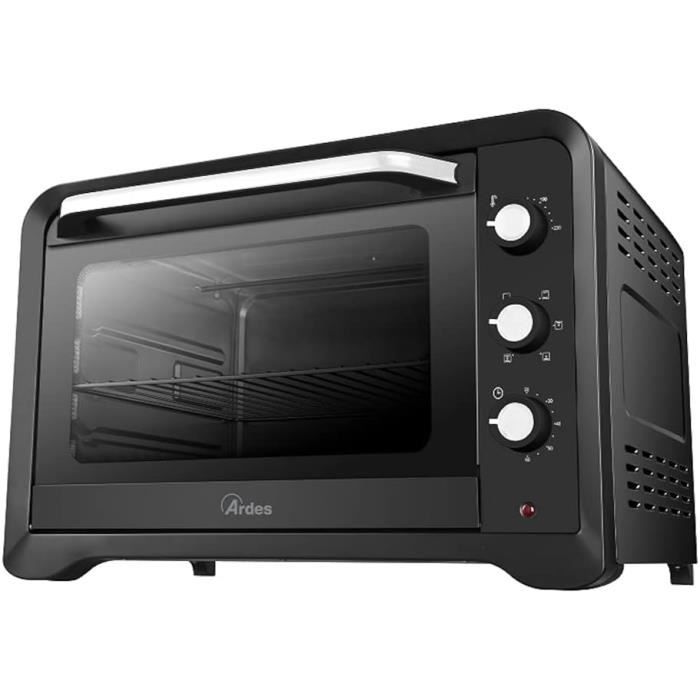 Four électrique girmi fe20 à convection 20 l 1380 w noir rouge Four électrique girmi fe20 à convection 20 l 1380 w noir rouge