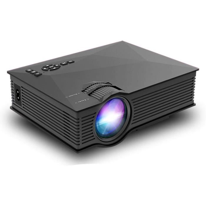 Projecteur Led Home Cinéma 2400 Lumens Av Hdmi Usb Portable ...
