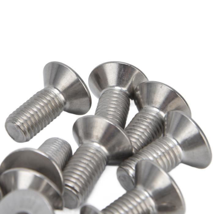 Vis métaux Tête cylindrique TC TORX T8 Inox A2 M2.5X6 Filetage total
