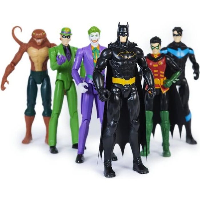 6 figurines d'action 30 cm Batman DC Comics - Cdiscount Jeux - Jouets