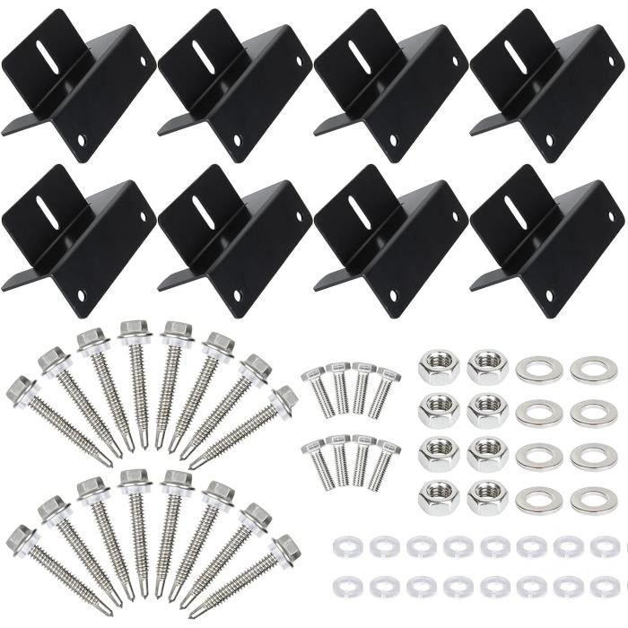 Supports De Panneau Solaire En Z Pour Le Montage De Panneau Solaire Sur Le Toit Supports De Panneau Solaire Pour Camping Car Toit Mur Et Autres Pann