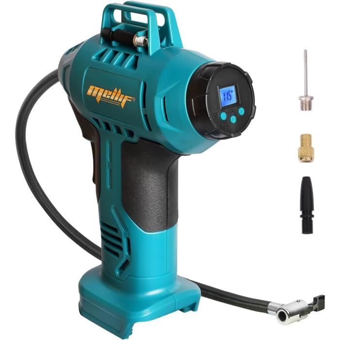 Mellif Compresseur sans fil pour batterie Makita 18 V, compresseur électrique de voiture-sans Mellif Compresseur sans fil pour batterie Makita 18 V, compresseur électrique de voiture-sans