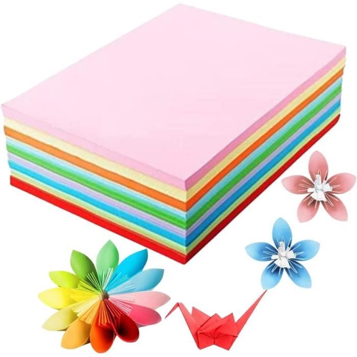 TOKERD 100 Feuilles Papier Couleur Cartonné A4 Papier D'imprimante