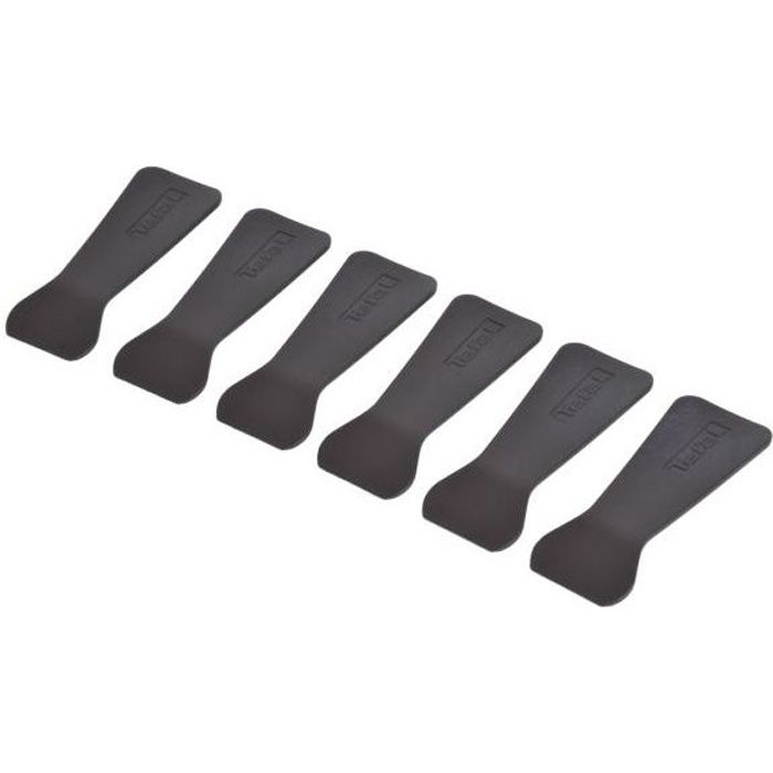 LOT DE 6 SPATULES EN PLASTIQUE POUR CREPIERES TEFAL