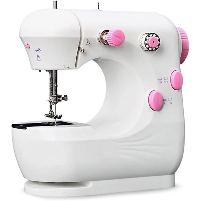Machine à Coudre PRIXTON P120 - 16 Points, Lampe, Pédale Incluses
