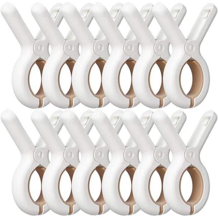 Lot De 3 Pinces À Linge Pour Serviette De Plage - Portables - Grandes Pinces À Linge - Vert[P806