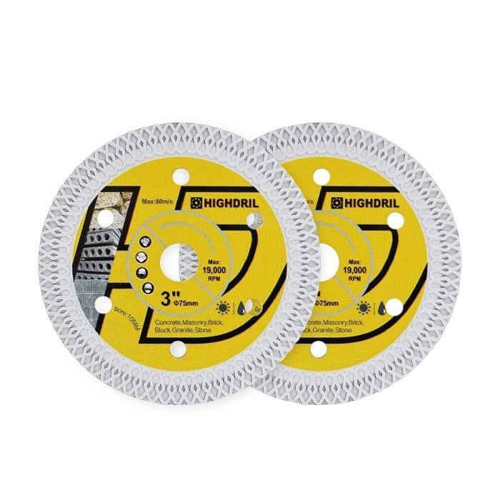 Disque En Aluminium Diamètre 75mm, épaisseur 10mm - Filetage M8 - Pour Quincaillerie Ou Table Verre - Marque Uxcell