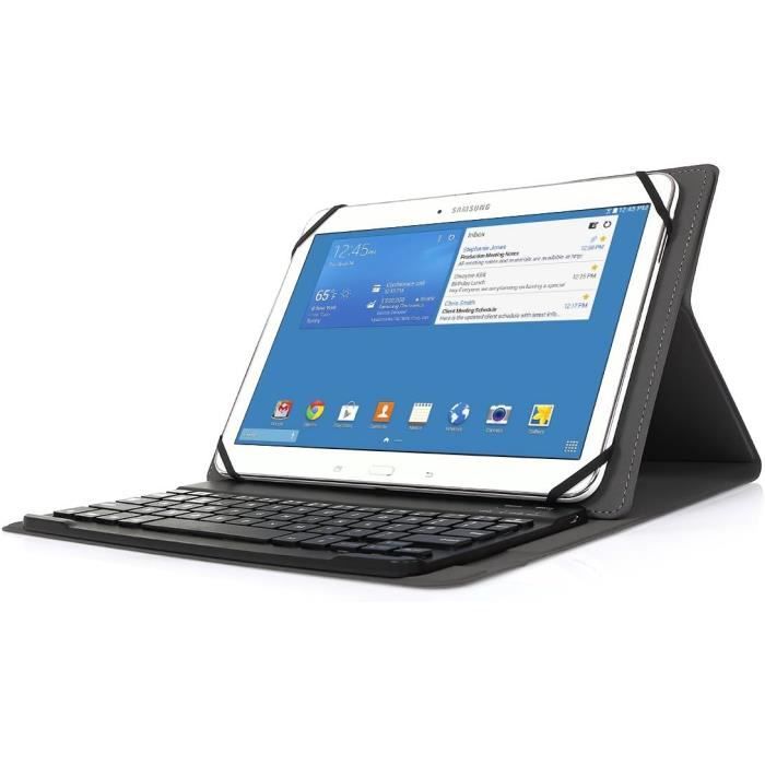Navitech étui Clavier Français AZERTY avec Support Compatible avec Le Blackview Tab 12 Pro 10.1-Pouce Tablette