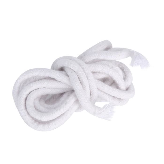 Mèche Lampe à Huile NKlaus 10 Mètres De Mèche Ronde 100% Pur Coton 2