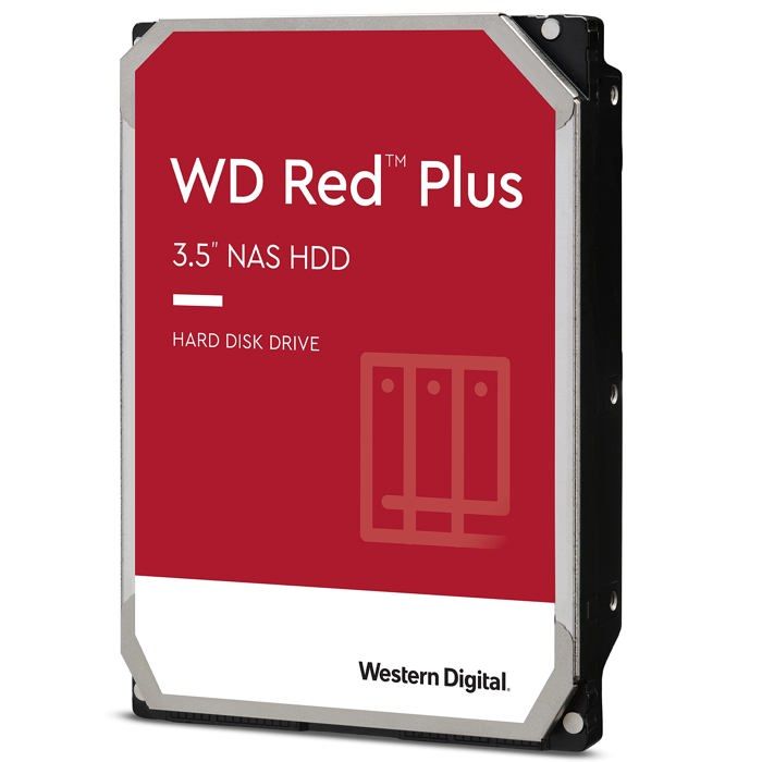 WD Red Plus WDBAVV0020HNC - Disque dur - 2 To - interne - 3.5"" - SATA 6Gb/s