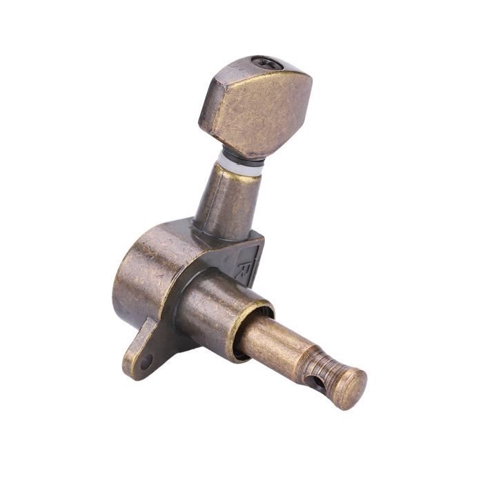 Jeu De Chevilles D'accordage Pour Mandoline 8 Cordes - 4L4R, Réglage Fin, Métal Argenté/noir