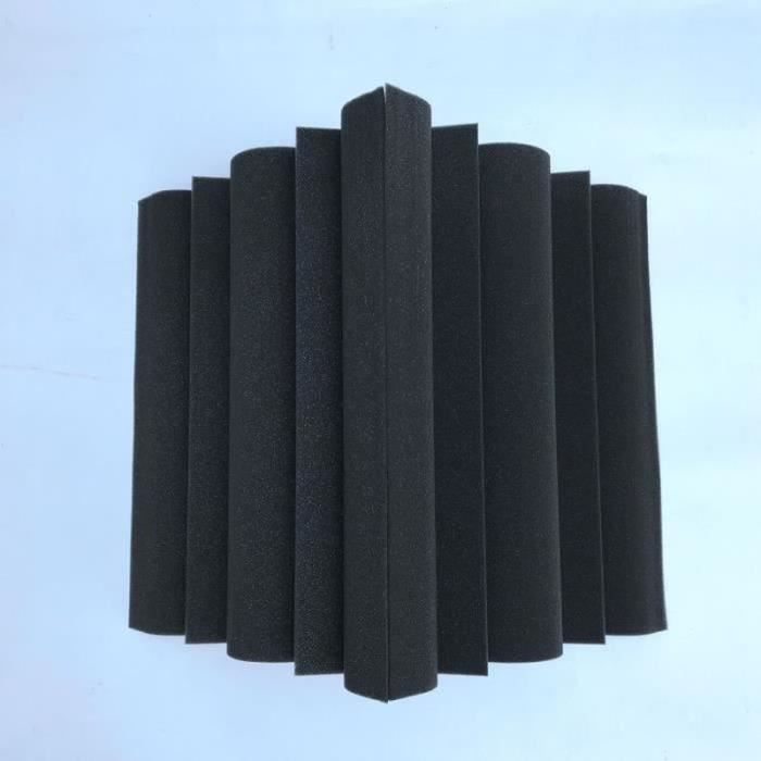 12 PCS Panneaux Mousse Coin Acoustique 30x7,5x7,5 Cm - Isolation Phonique Studio, Home Cinéma Et Bureau