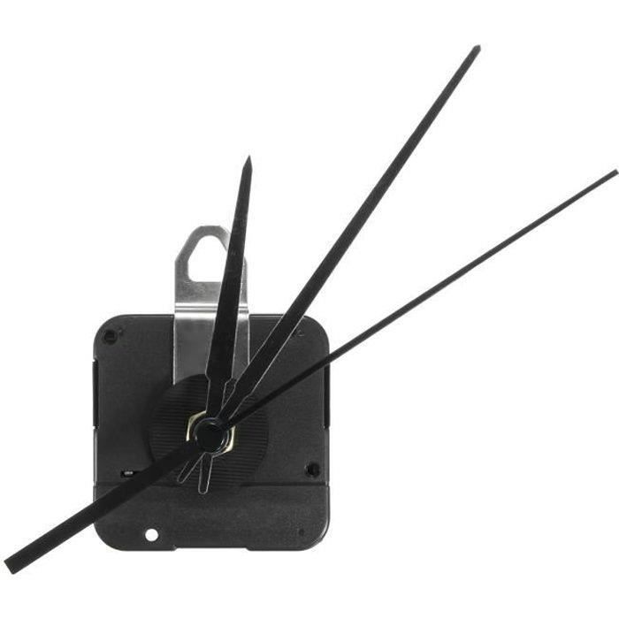 Kit Mécanisme Mouvement à Quartz 3 Aiguille d'horloge Outil noir bricolage DIY - Beaux