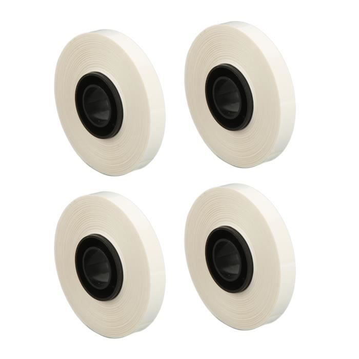 Lot De 6 Rouleaux De Ruban Adhésif Fin Effaçable à Sec Pour Tableau Blanc, Grille De Marquage De Grille De Bureau (largeur : 3 Mm, Blanc