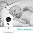 Moniteur Bébé, BOIFUN Babyphone Vidéo Caméra Surveillance Numérique Sans Fil avec 3.2”LCD, VOX, Vision Nocturne, Communication Bidir-1